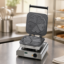 Commercial Heart Waffle Maker with Countdown Timer 2.2kW