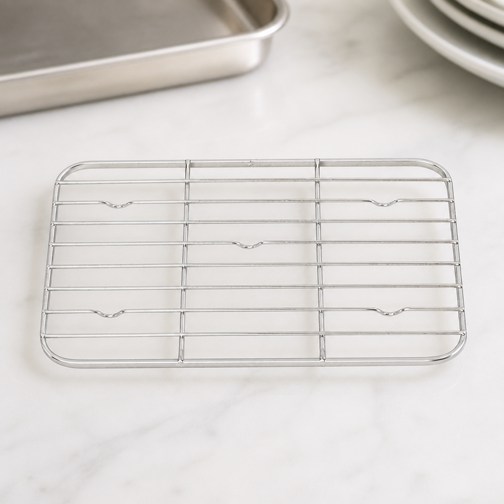 Commercial Japanese Mesh Drip Rack 158x218mm Stainless Steel