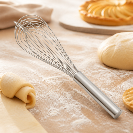 14" Stainless Steel Commercial Light Whisk for Efficient Mixing