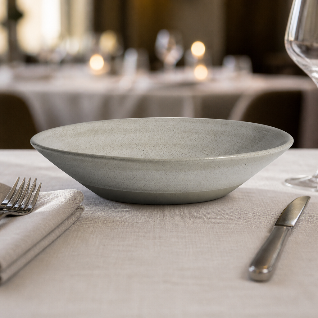 Commercial 200mm Dove Bowls 0.57 Ltr Vitrified Stoneware 24 Pack