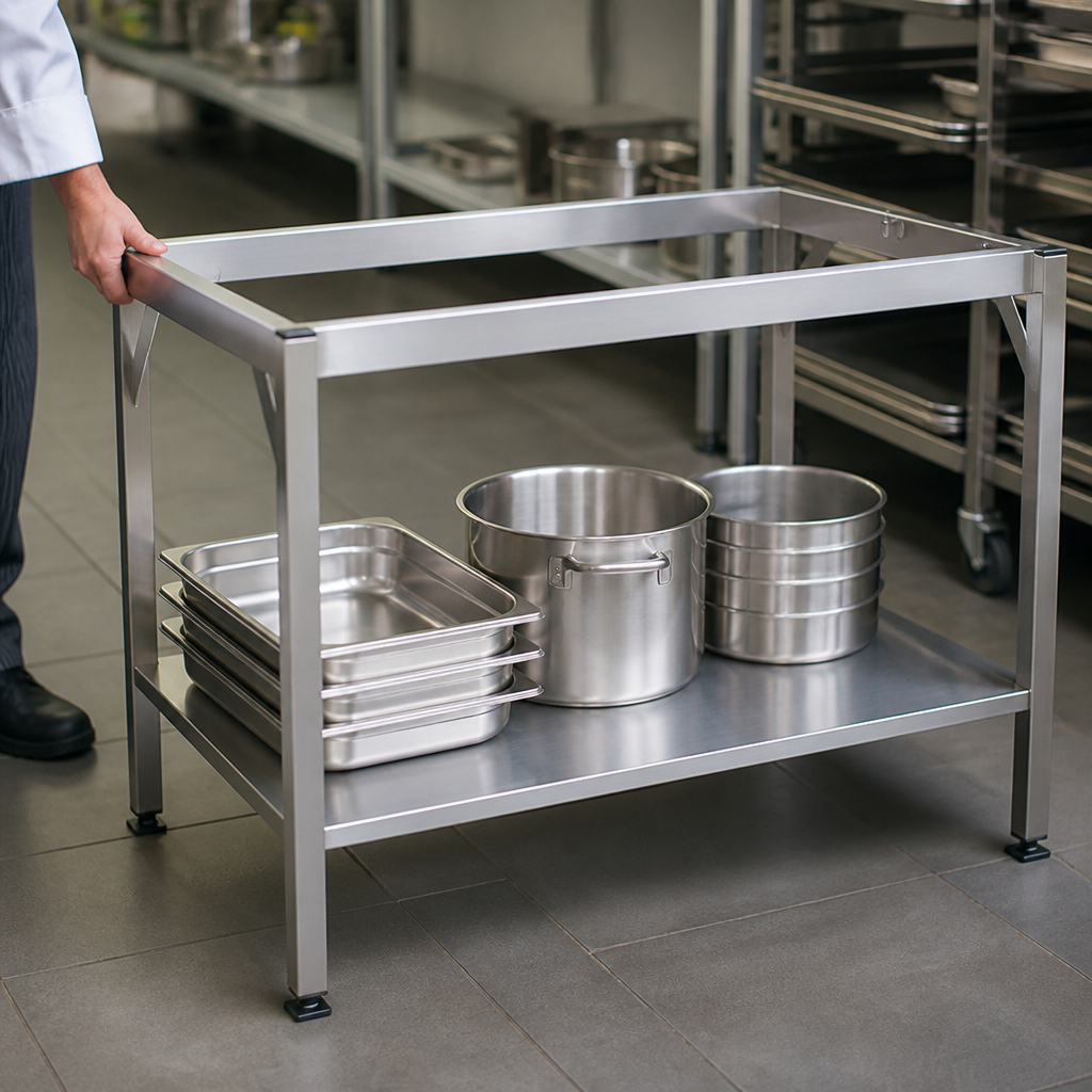 Commercial Open Stand for 6-1/1 and 10-1/1 Cooking Systems