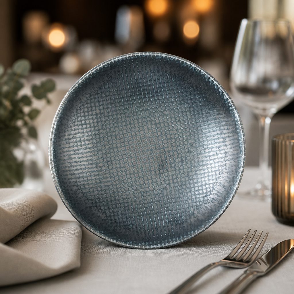Commercial Coupe Bowls 185mm Blue Super Vitrified Ceramic 12 Pack