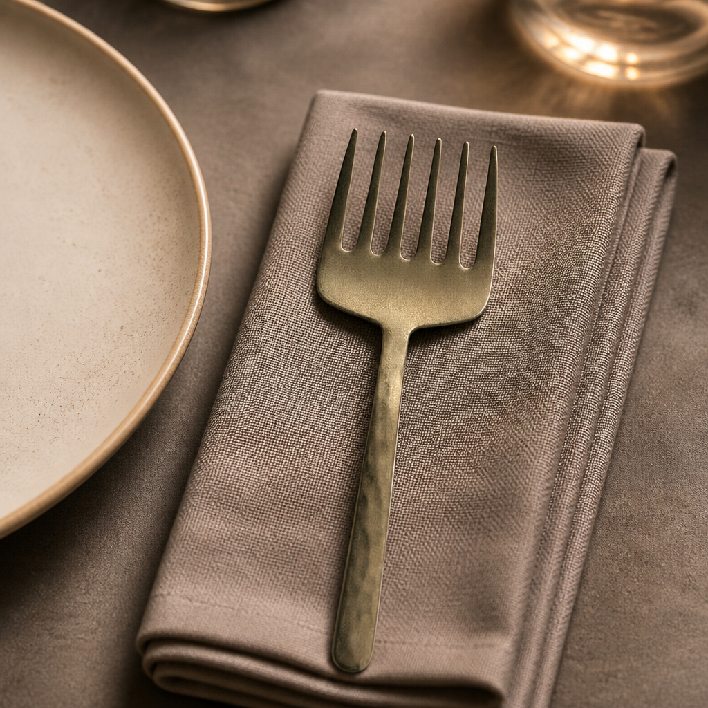 Commercial Table Cutlery Wide Forks 12 Pack Stainless Steel
