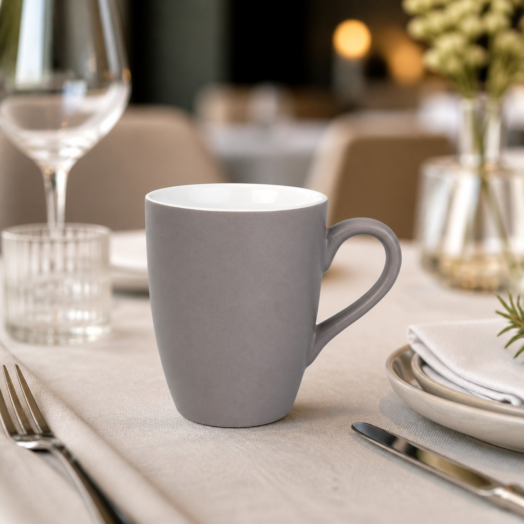 340ml Commercial Pastel Mugs Set of 6 for restaurants