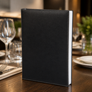 Commercial Black Reception Diary for Cafes and Bistros