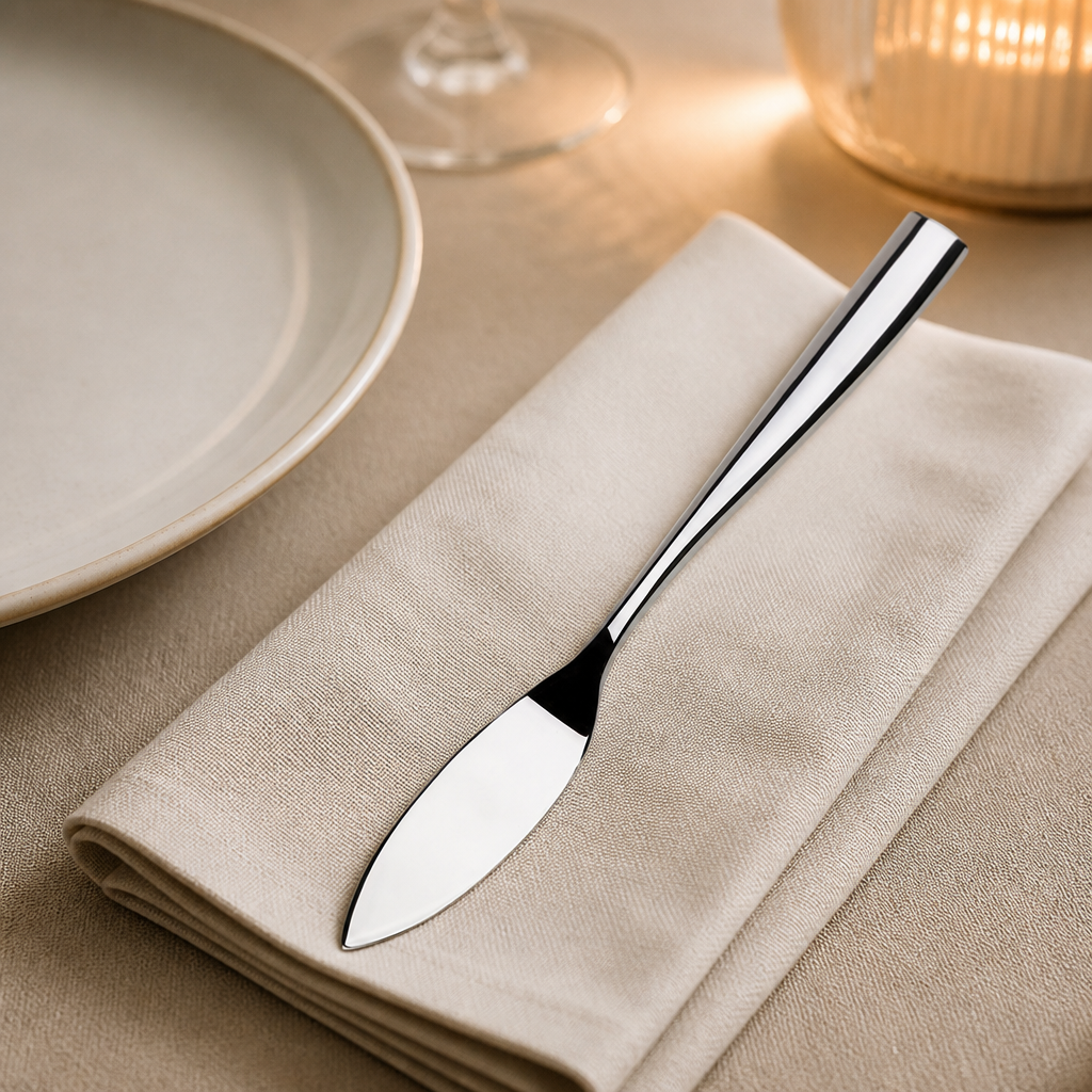 Commercial Stainless Steel Fish Knife 216mm for banquets