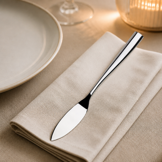 Commercial Stainless Steel Fish Knife 216mm for Banquets
