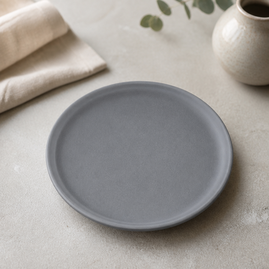 Commercial 157mm Walled Plates - Super Vitrified Ceramic 6 Pack