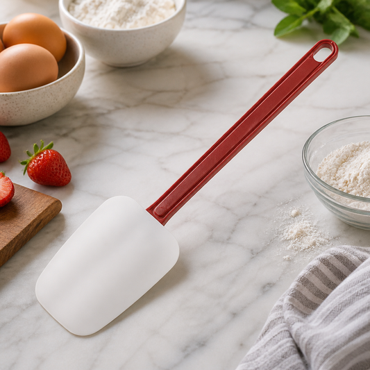 Heat Resistant Silicone Spoonula 350mm Cooking Utensil