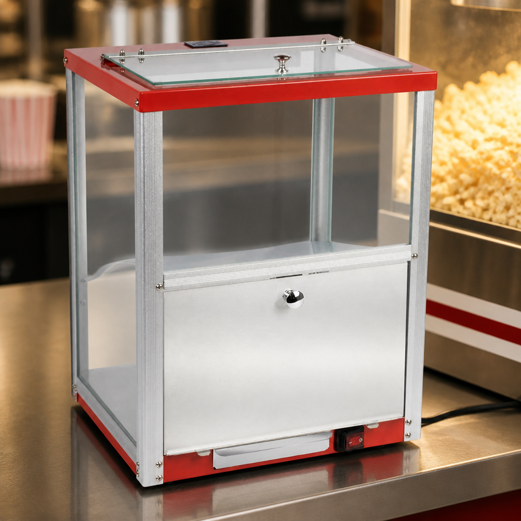 30Ltr Commercial Popcorn Warmer with User-Friendly Controls
