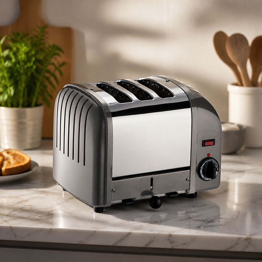 Commercial 3 Slice Toaster with Extra Wide Slots for Versatility