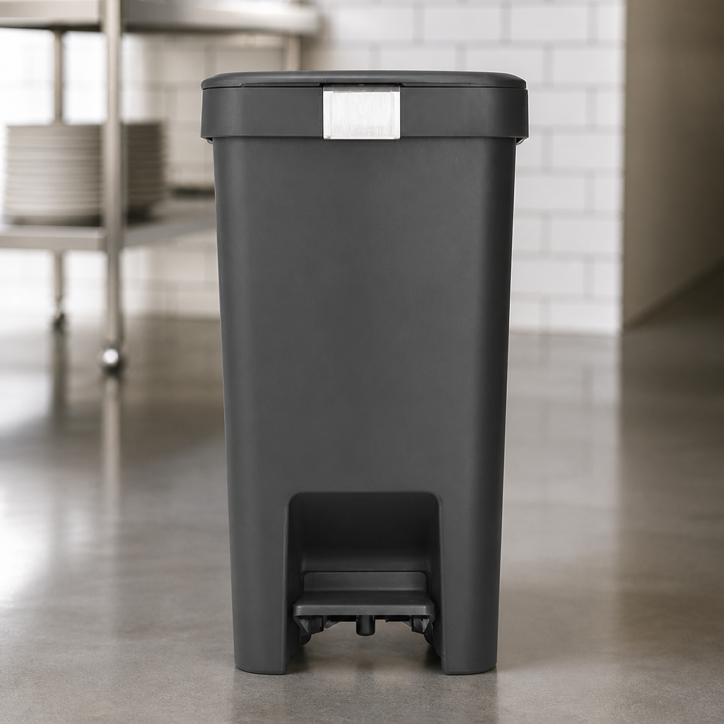 16L Commercial Pedal Bin in Dark Grey