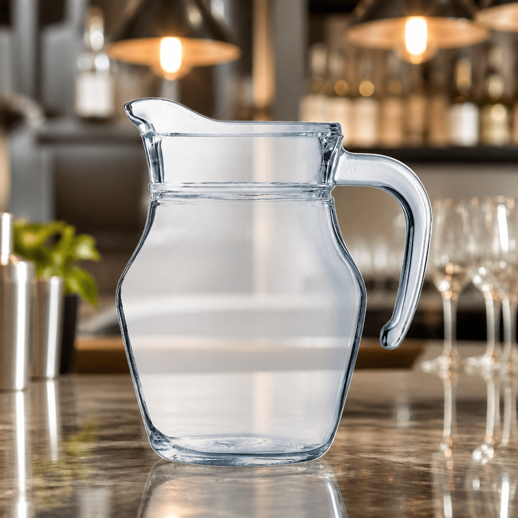 500ml Commercial Glass Jug for Beverages - 12 Pack