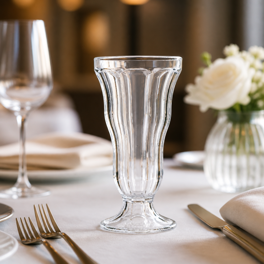 Commercial Polycarbonate Sundae Glasses 340ml 12 Pack