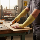 Premium 14-Inch Kevlar Sleeve Cut C for High Heat and Cut Resistance - Comfortable and Durable for Industrial Use