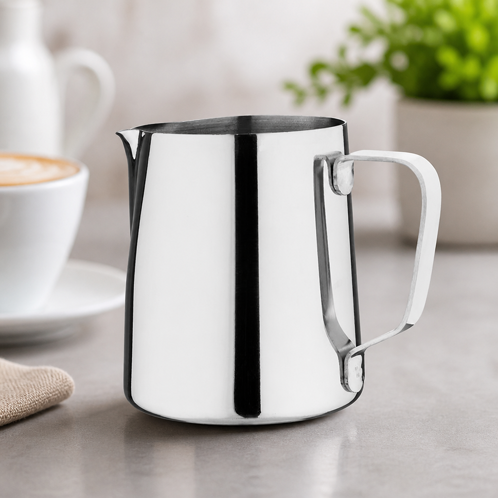 340ml Stainless Steel Commercial Milk Frothing Jug With Spout
