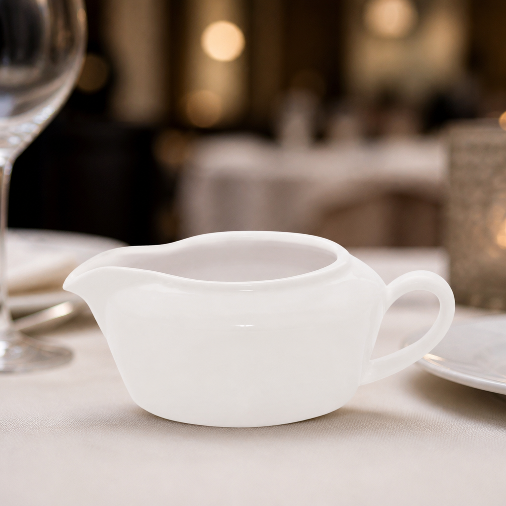 370ml sauce boat set for gravy and condiments