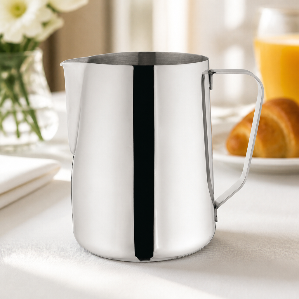 Commercial Stainless Steel Milk Jug 2Ltr with mirror finish