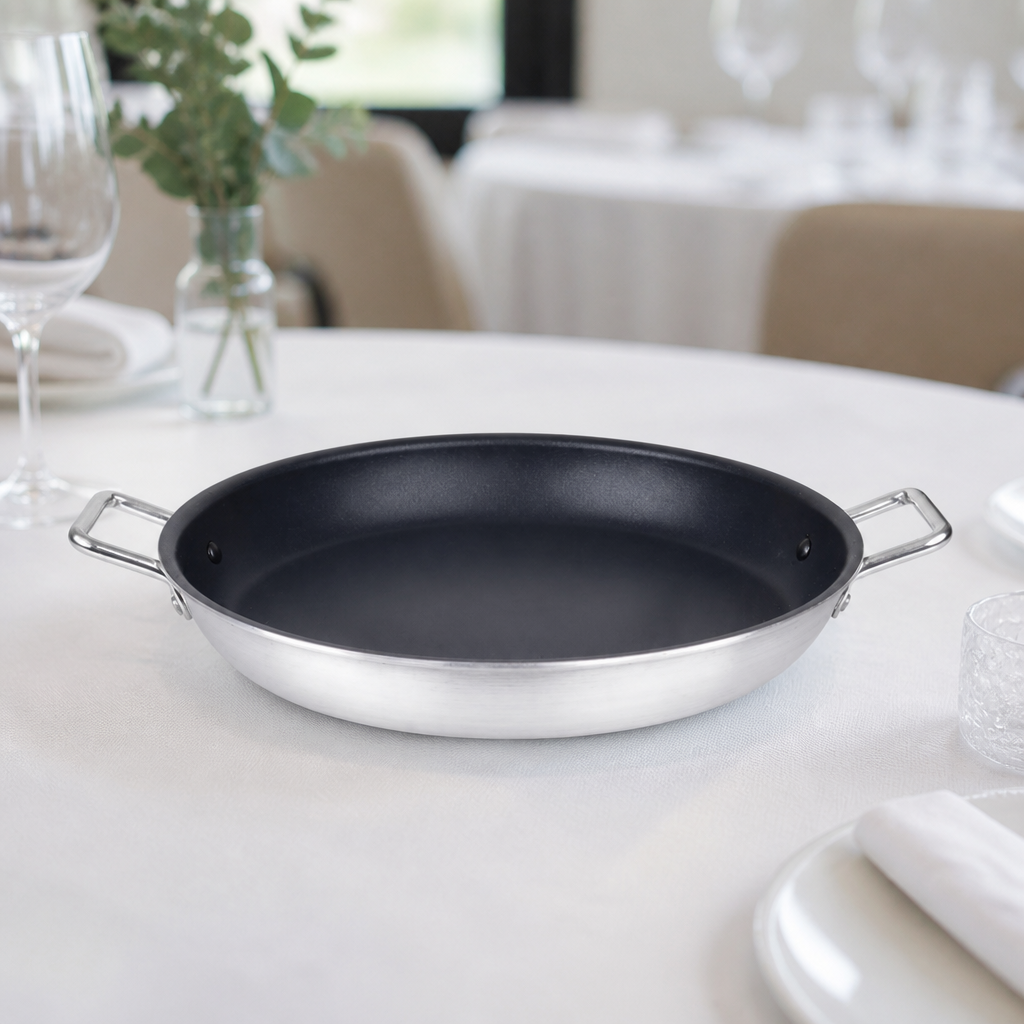 Commercial Non-Stick Paella Pan 45cm 8Ltr Capacity