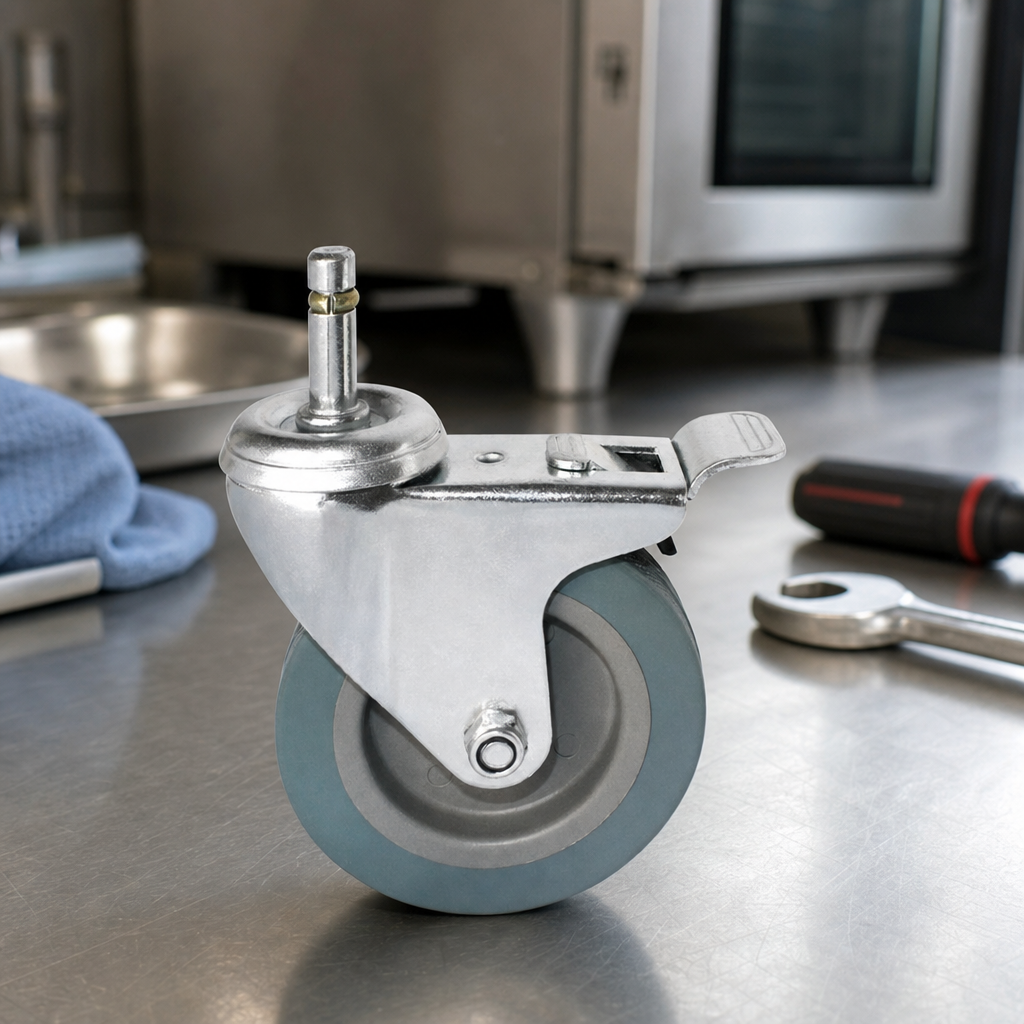 Compact Trolley Braked Castor