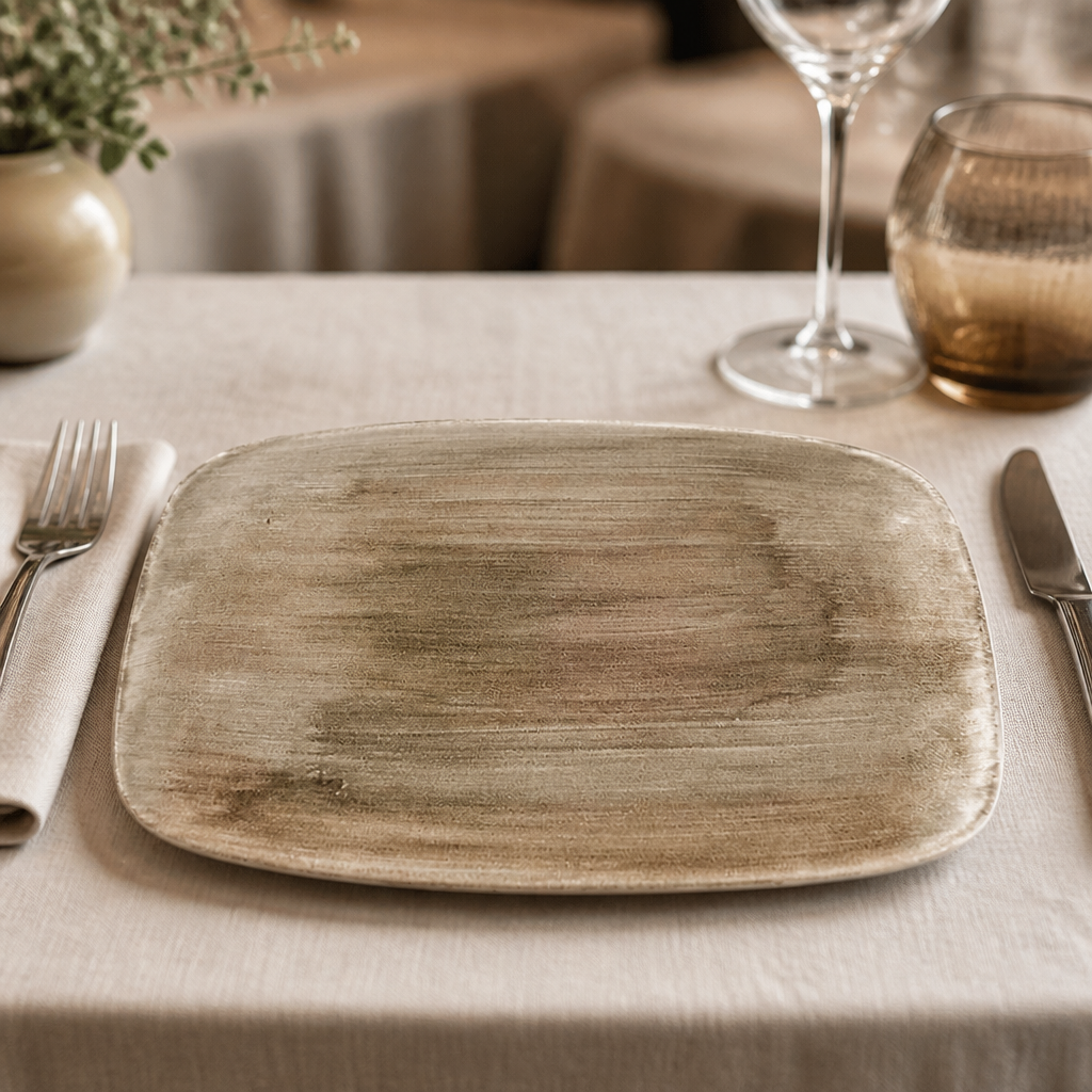 Commercial Oblong Chefs' Plates 343x245mm 6 Pack