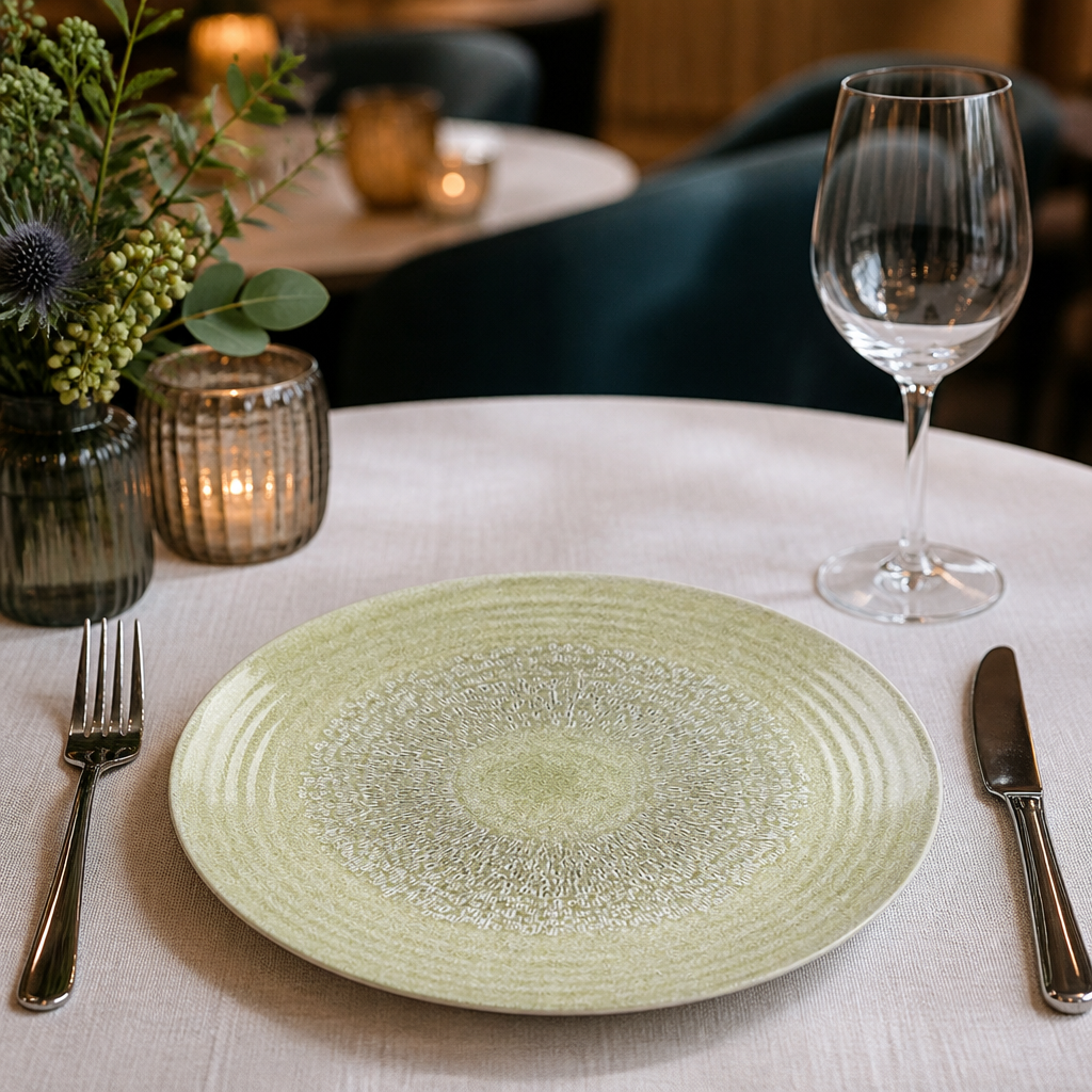 Commercial Coupe Plate 275mm Grain Organic 12 Pack