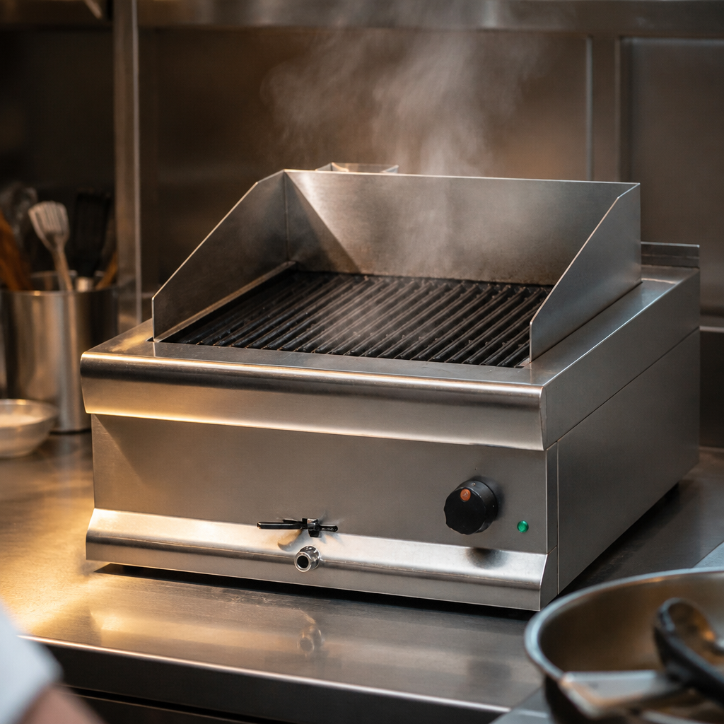600mm Electric Chargrill countertop commercial equipment