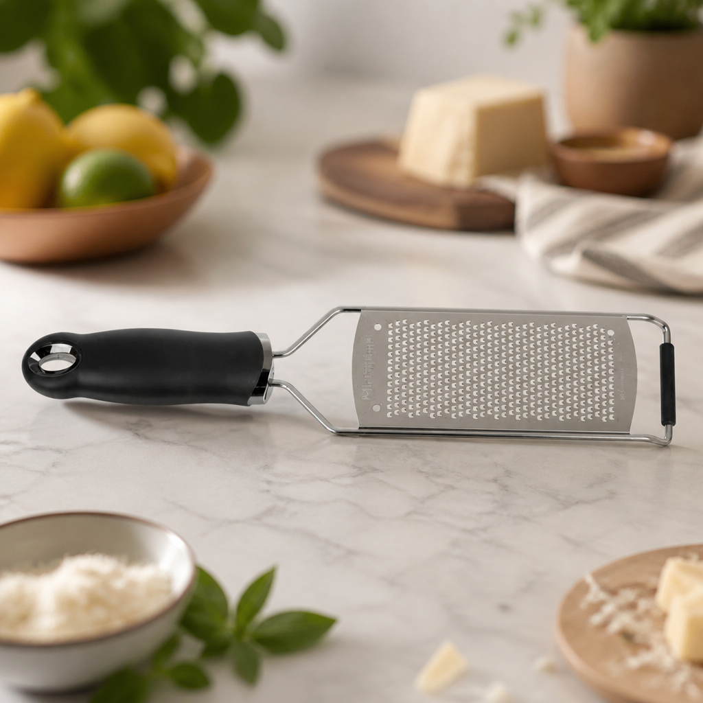 Commercial Fine Grater with Ergonomic Handle for Easy Grating