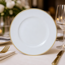 Burnished Gold Plates 275mm for Fine Dining 12 Pack