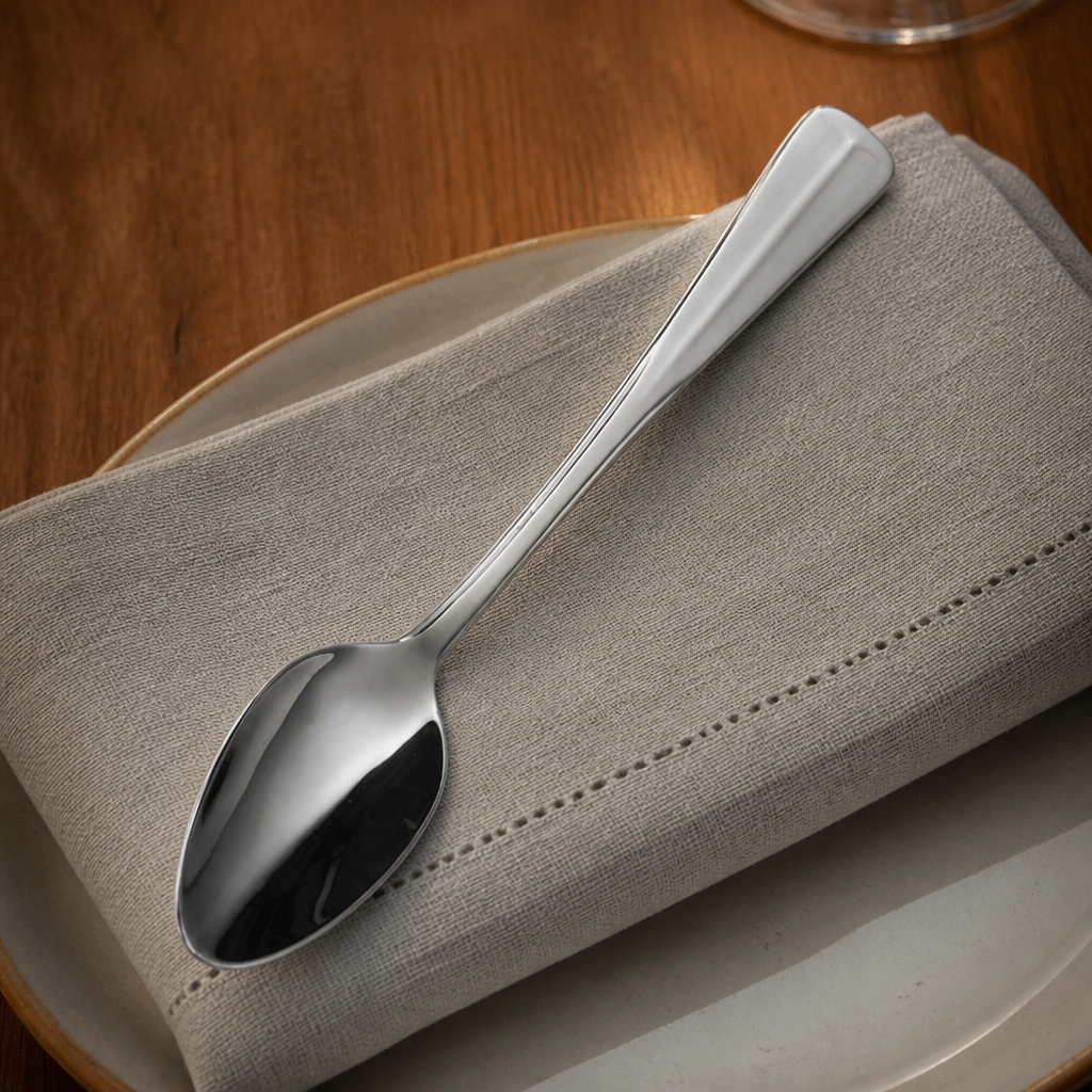 Commercial stainless steel teaspoons 12 pack 130mm length