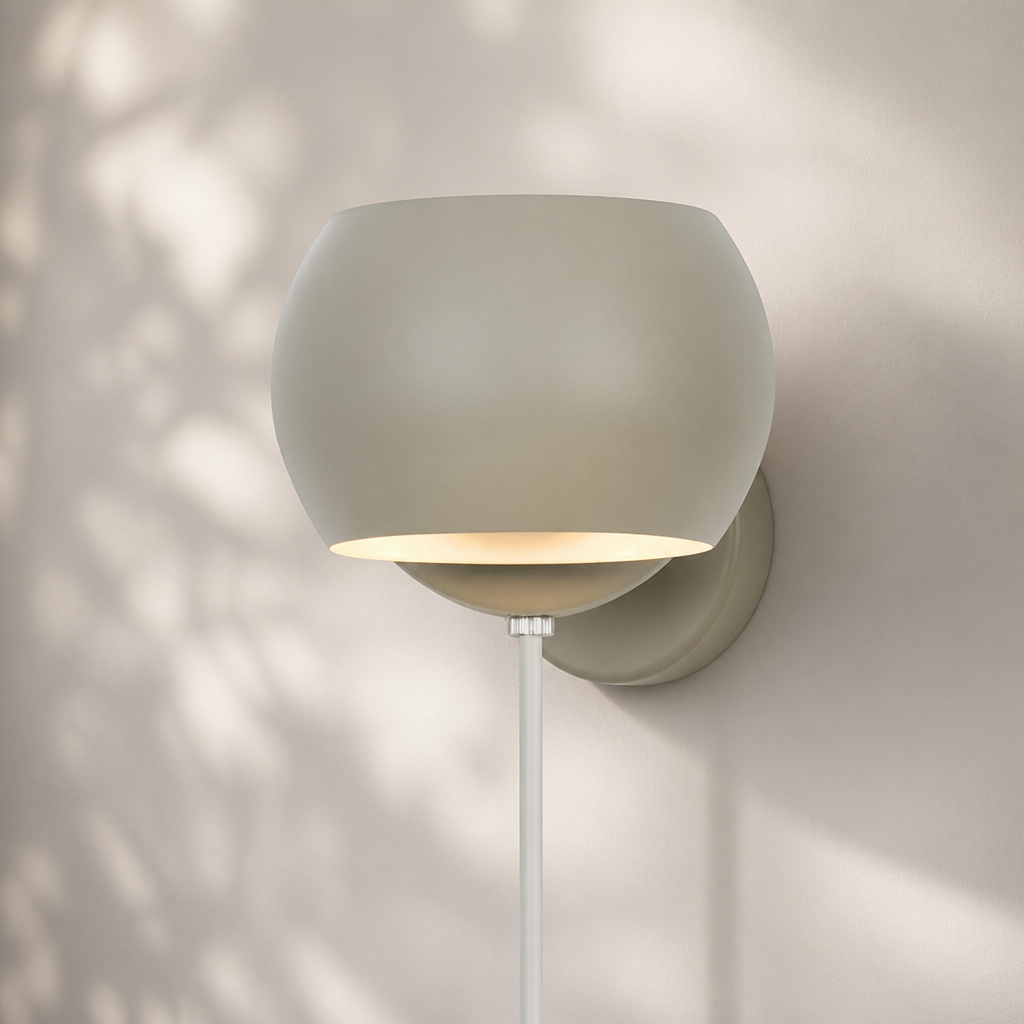 Commercial Indoor Wall Light Dusty Green Dual Lighting Effect