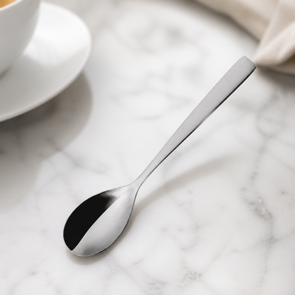Commercial Stainless Steel Coffee Spoons 12 Pack 140mm