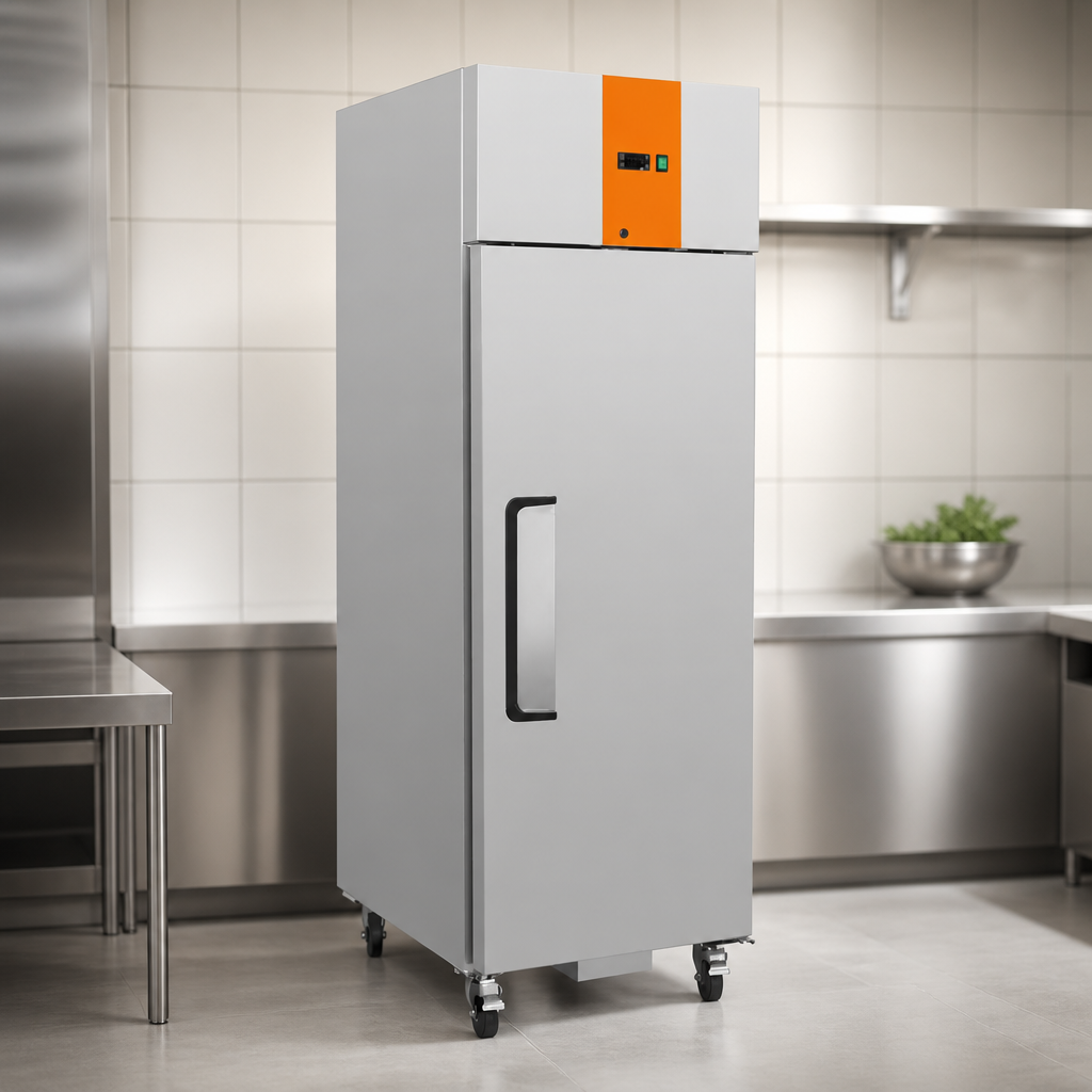 600Ltr Commercial Single Door Upright Fridge Stainless Steel