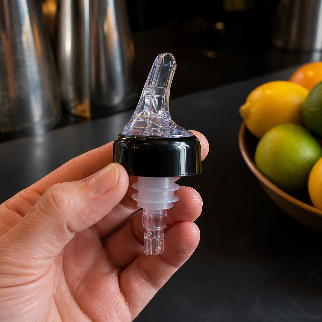 25ml Clear Spirit and Juice Pourers 12 Pack for commercial use