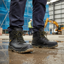 Premium Waterproof Safety Boot with Steel Toe Cap and Antistatic Features - Sizes 6-12