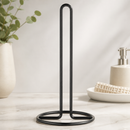 Commercial Kitchen Roll Holder Matt Black Steel Countertop Dispenser
