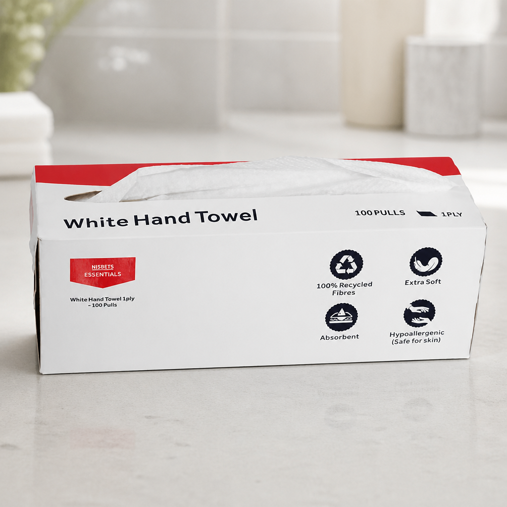 Commercial 1-Ply Hand Towels 100 Sheets - 36 Pack