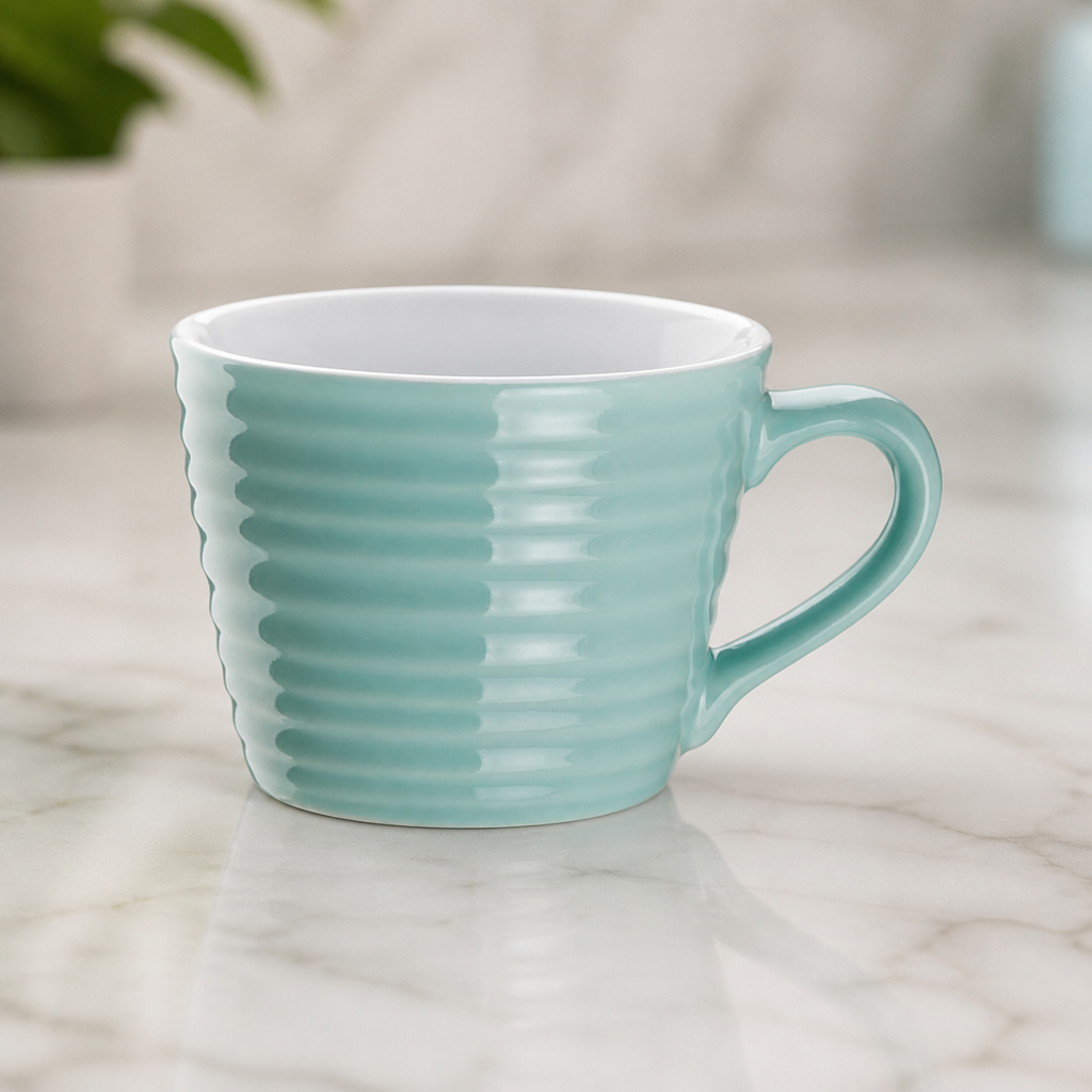 Commercial Aqua Mugs 230ml - Set of 6 Relaxing Drinkware