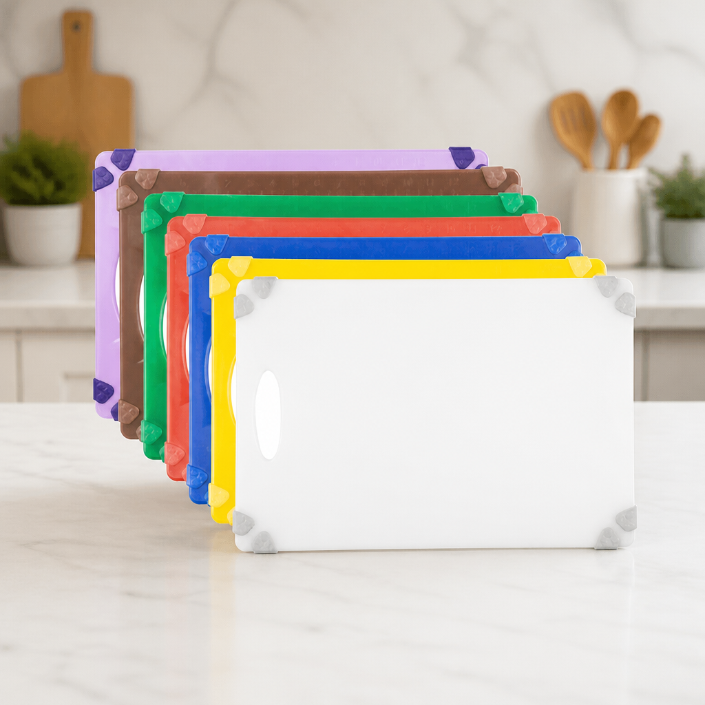 Commercial Antibacterial 7-Piece Chopping Board Set 458x306mm
