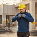 Premium Heavy Duty Fleece Jacket with Reinforced Panels and Interchangeable Zip Pullers for Comfort and Durability