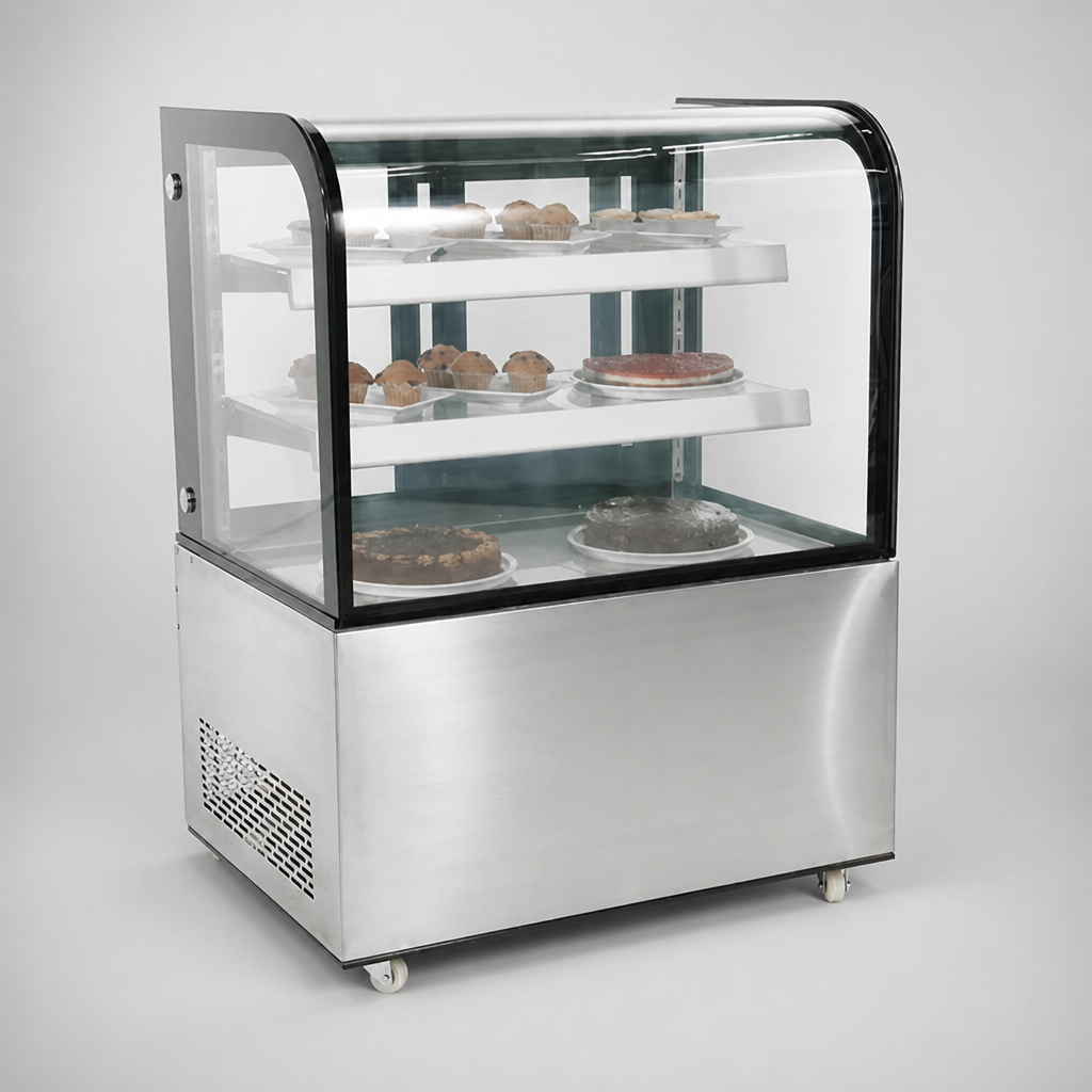 Commercial Deli Display Fridge 270Ltr with Sliding Doors