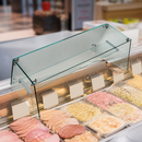 Commercial Display Freezer Glass Surround with Interior Shelf