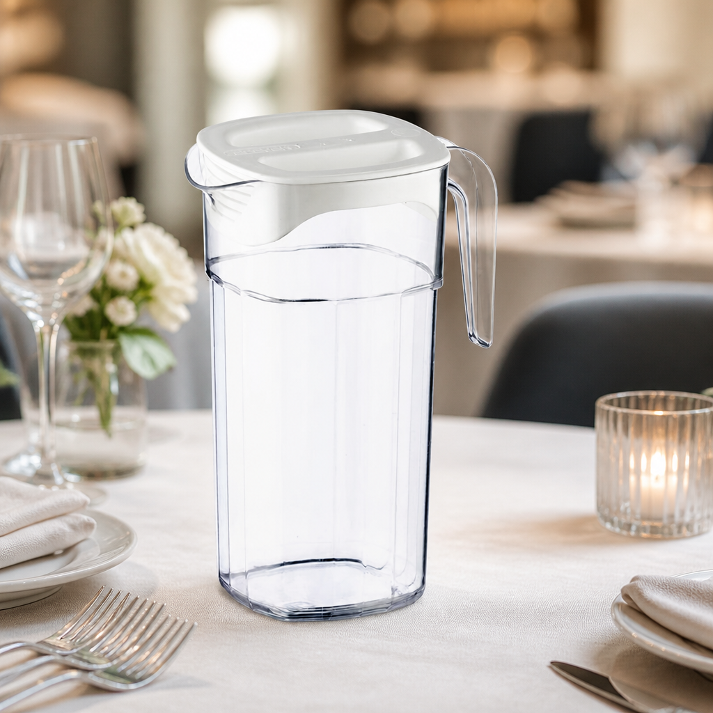 Commercial Transparent Polycarbonate Jug 1.8L for catering use