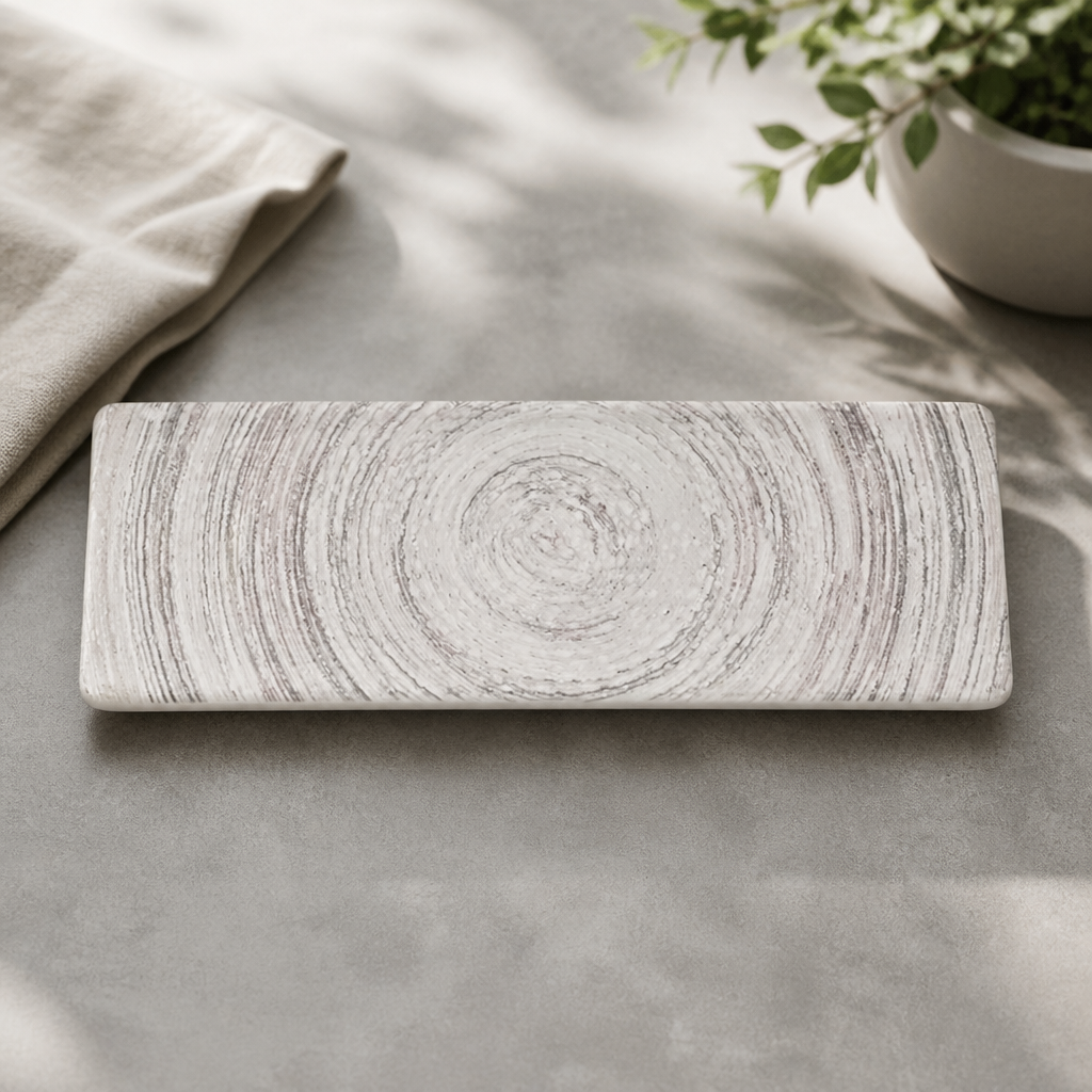 Commercial Oblong Plates 250 x 90mm - 6 Pack Durable Ceramic