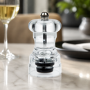 Acrylic Commercial Salt and Pepper Mill 102mm Clear Finish