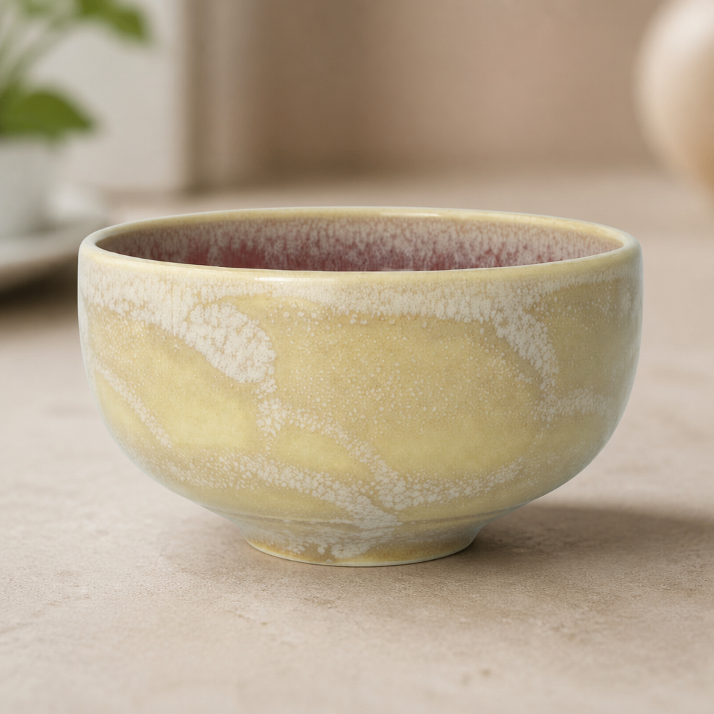 Commercial Rose Quartz Bowls 110mm - 12 Pack Vesuvius Style