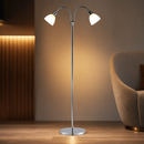 Commercial Chrome Floor Lamp 1580mm Height Stylish Lighting