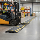 Premium Heavy Duty Speed Ramp for 5MPH Traffic Control - 7.5cm Height with Retro-Reflective Elements for Enhanced Visibility