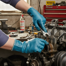 Premium Fully Coated Blue Nitrile Gloves - Durable Cut-Resistant Protection for Oil, Grease and Dirt Resistance