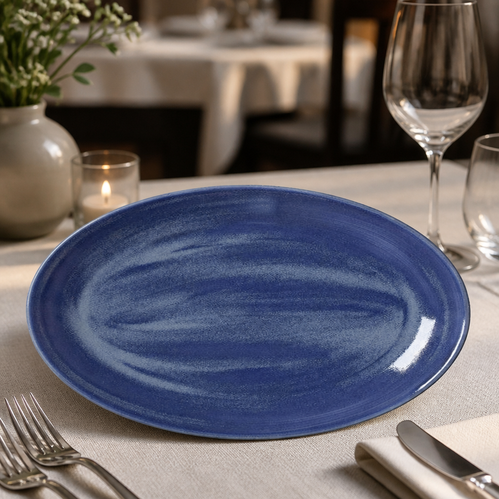 Commercial Oval Coupe Plates 342mm - 12 Pack Artisan Design